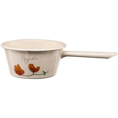 Rondel Emaliowany Z Rączką Flores 14 Cm/0,6 L Wzór 1 Galicja Rondel Emaliowany Z Rączką Flores 14 Cm/0,6 L Wzór 1 Galicja