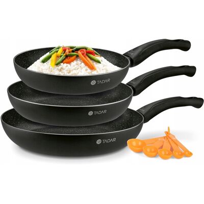 Zestaw 3 Patelni Na Indukcję Tadar Sten 20 Cm 24 Cm 28 Cm Zestaw 3 Patelni Na Indukcję Tadar Sten 20 Cm 24 Cm 28 Cm