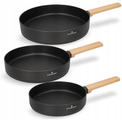 Zestaw Patelni 3 El. Norven Zwieger Zestaw Patelni 3 El. Norven Zwieger