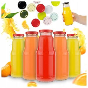 Bimberek 100x Butelki szklane na sok FRUIT 300 ml + WIECZKO BUTELKA NA SOKI syrop Bimberek 100x Butelki szklane na sok FRUIT 300 ml + WIECZKO BUTELKA NA SOKI syrop