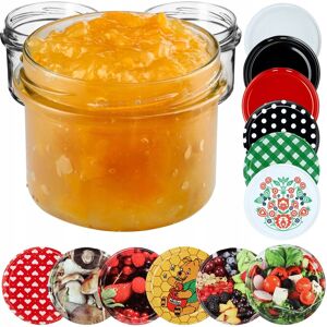 KADAX 100x Słoik 235ml + Zakrętka fi82 Słoiczek Na Dżem KADAX 100x Słoik 235ml + Zakrętka fi82 Słoiczek Na Dżem