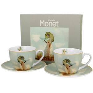 DUO 2 filiżanki do kawy Monet prezent kobieta parasol DUO 2 filiżanki do kawy Monet prezent kobieta parasol