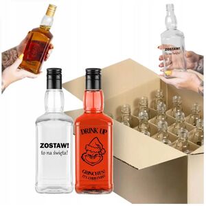 Bimberek 20x Butelki świąteczne DANIELS 500ml z nadrukiem na Nalewka KRATOWNICA Bimberek 20x Butelki świąteczne DANIELS 500ml z nadrukiem na Nalewka KRATOWNICA