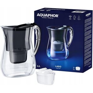 2X Dzbanek filtrujący AQUAPHOR Lago Czarny + Wkład Maxfor+ 2X Dzbanek filtrujący AQUAPHOR Lago Czarny + Wkład Maxfor+