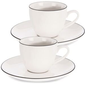 Artemis 2x Mała Filiżanka do Picia Kawy Espresso Biała Porcelanowa 100 ml Artemis 2x Mała Filiżanka do Picia Kawy Espresso Biała Porcelanowa 100 ml