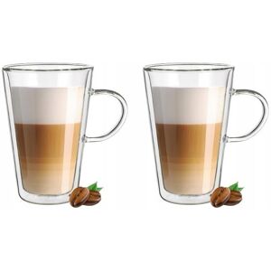 DOMOSFERA 2x SZKLANKA KUBEK termiczna 250 ml podwójna ścianka na kawę herbatę napoje DOMOSFERA 2x SZKLANKA KUBEK termiczna 250 ml podwójna ścianka na kawę herbatę napoje