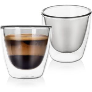 Artemis 2x Szklanka Termiczna z Podwójną Ścianką do Kawy Espresso Szklanki 90 ml Artemis 2x Szklanka Termiczna z Podwójną Ścianką do Kawy Espresso Szklanki 90 ml