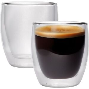 Intirilife 2x podwójnie ściankowe szklanki termo w zestawie 200-300 ml Intirilife 2x podwójnie ściankowe szklanki termo w zestawie 200-300 ml