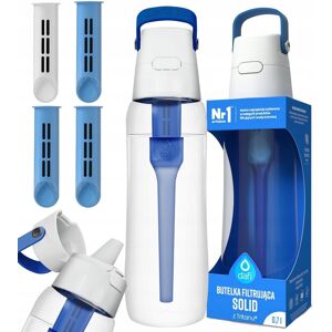 4x filtr do butelki wkład Dafi + Butelka filtrująca bidon SOLID 0,7L 4x filtr do butelki wkład Dafi + Butelka filtrująca bidon SOLID 0,7L