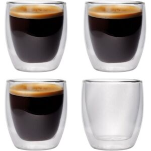 Intirilife 4x Szklanki Termiczne 200-300 ml - Szklanka Termo ustnie dmuchana szklanka izolowana do latte macchiato, jako szklanka do herbaty lub kawy Bezpieczn.. Intirilife 4x Szklanki Termiczne 200-300 ml - Szklanka Termo ustnie dmuchana szklanka izolowana do latte macchiato, jako szklanka do herbaty lub kawy Bezpieczn..