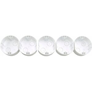 Inny producent 5 biała puszka natynkowa osprzętu okrągłego gniazdka wyłączniki loft retro Inny producent 5 biała puszka natynkowa osprzętu okrągłego gniazdka wyłączniki loft retro