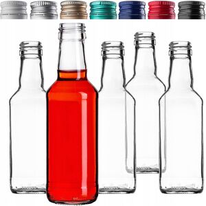 KADAX 50 SZT BUTELKI MONOPOLOWE 200ML 0,2L Z ZAKRĘTKĄ NA BIMBER WÓDKĘ NALEWKI SOK KADAX 50 SZT BUTELKI MONOPOLOWE 200ML 0,2L Z ZAKRĘTKĄ NA BIMBER WÓDKĘ NALEWKI SOK