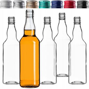 KADAX 50 SZT BUTELKI MONOPOLOWE 500ML 0,5L Z ZAKRĘTKĄ NA BIMBER WÓDKĘ NALEWKI SOK KADAX 50 SZT BUTELKI MONOPOLOWE 500ML 0,5L Z ZAKRĘTKĄ NA BIMBER WÓDKĘ NALEWKI SOK