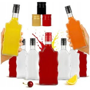 Bimberek 50x BUTELKI FALA 500 ml + ZAKRĘTKA DŁUGA szklane butelki na bimber wódkę Bimberek 50x BUTELKI FALA 500 ml + ZAKRĘTKA DŁUGA szklane butelki na bimber wódkę