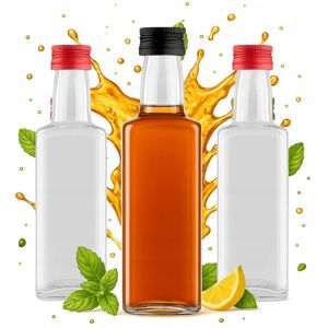 Bimberek 50x Butelki Szklane WHISKY 250ml na Likier Whisky Nalewki Syrop Prezent Bimberek 50x Butelki Szklane WHISKY 250ml na Likier Whisky Nalewki Syrop Prezent