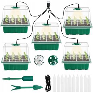 Inny producent 5x TACE STARTOWE DO UPRAWY ROZSAD ROŚLIN NASION KWIATÓW SZKLARNIE LAMPY LED Inny producent 5x TACE STARTOWE DO UPRAWY ROZSAD ROŚLIN NASION KWIATÓW SZKLARNIE LAMPY LED