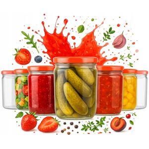 Bimberek 80X Słoik Lunch 440 Ml Dżem Mięso Pasztet Miód Bimberek 80X Słoik Lunch 440 Ml Dżem Mięso Pasztet Miód