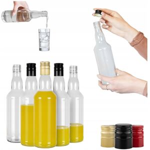 Bimberek 90x Butelki szklane MONOPOL 0.5l na wódkę monopolowa 500 ml ZAKRĘTKA DŁUGA Bimberek 90x Butelki szklane MONOPOL 0.5l na wódkę monopolowa 500 ml ZAKRĘTKA DŁUGA