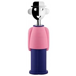 Inny producent ALESSI AM23 PAZ Korkociąg Różowy Niebieski Chromowany Zamak Inny producent ALESSI AM23 PAZ Korkociąg Różowy Niebieski Chromowany Zamak