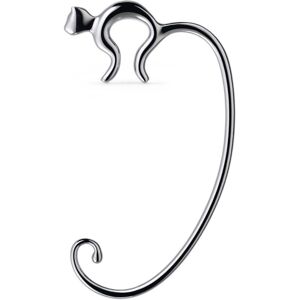 Alessi Minou, Wieszak na torebkę, kot, srebrny Alessi Minou, Wieszak na torebkę, kot, srebrny