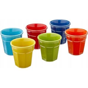 Inny producent Bialetti ZESTAW 6 KUBKÓW DO ESPRESSO PORCELANA KOLOROWE Inny producent Bialetti ZESTAW 6 KUBKÓW DO ESPRESSO PORCELANA KOLOROWE