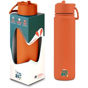 Inny producent Brosky Basic Stalowa butelka na wodę w kolorze ceglastym 680ml Inny producent Brosky Basic Stalowa butelka na wodę w kolorze ceglastym 680ml