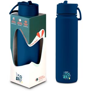 Inny producent Brosky Basic Stalowa butelka na wodę w kolorze ciemnoniebieskim 680ml Inny producent Brosky Basic Stalowa butelka na wodę w kolorze ciemnoniebieskim 680ml