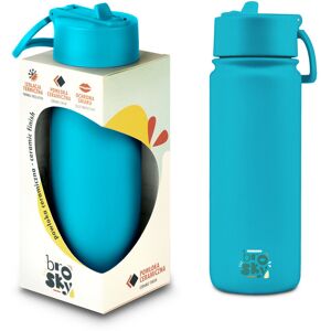 Inny producent Brosky Basic Stalowa butelka na wodę w kolorze morskim 550ml Inny producent Brosky Basic Stalowa butelka na wodę w kolorze morskim 550ml