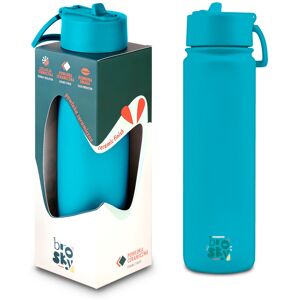 Inny producent Brosky Basic Stalowa butelka na wodę w kolorze morskim 680ml Inny producent Brosky Basic Stalowa butelka na wodę w kolorze morskim 680ml