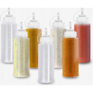 Inny producent BUTELKI 8 SZTUK 500ML PLASTIKOWE DOZOWNIKI SOSÓW PRZYPRAW KECZUPU Inny producent BUTELKI 8 SZTUK 500ML PLASTIKOWE DOZOWNIKI SOSÓW PRZYPRAW KECZUPU