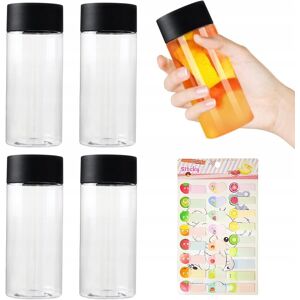 Inny producent BUTELKI PLASTIKOWE 300 ML Z ZAKRĘTKĄ ZESTAW 4 SZTUKI NA NAPOJE WIELOKROTNE! Inny producent BUTELKI PLASTIKOWE 300 ML Z ZAKRĘTKĄ ZESTAW 4 SZTUKI NA NAPOJE WIELOKROTNE!