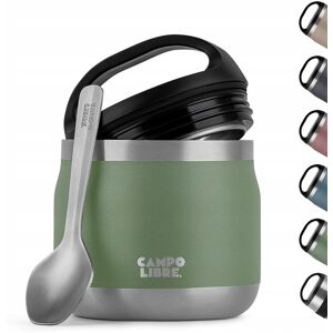 Inny producent CAMPO LIBRE Termos Na Jedzenie 400ml Stalowy Z Łyżką Na Zupę Owsiankę Inny producent CAMPO LIBRE Termos Na Jedzenie 400ml Stalowy Z Łyżką Na Zupę Owsiankę