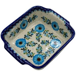 Ceramika Bolesławiec ANDY Ceramiczne naczynie kwadratowe małe Ceramika Bolesławiec Ceramika Bolesławiec ANDY Ceramiczne naczynie kwadratowe małe Ceramika Bolesławiec
