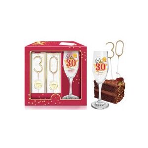 Factory, Zestaw Creative Factory, Kieliszek do alkoholu, W Dniu 30 Urodzin, 190 ml Factory, Zestaw Creative Factory, Kieliszek do alkoholu, W Dniu 30 Urodzin, 190 ml