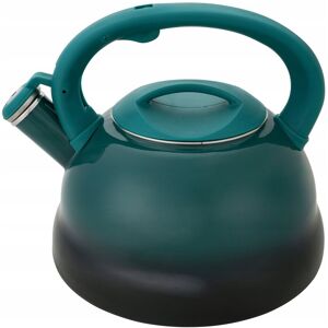 MASTERPAN Czajnik Emaliowany Retro 2.2L Zielony Z Gwizdkiem Indukcja Gaz MASTERPAN Czajnik Emaliowany Retro 2.2L Zielony Z Gwizdkiem Indukcja Gaz