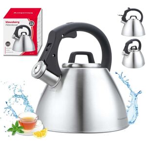 CZAJNIK STALOWY Z GWIZDKIEM 2,5L KLAUSBERG KB-7951 CZAJNIK STALOWY Z GWIZDKIEM 2,5L KLAUSBERG KB-7951