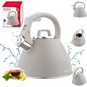 CZAJNIK STALOWY Z GWIZDKIEM 2,5L KLAUSBERG KB-7953 CZAJNIK STALOWY Z GWIZDKIEM 2,5L KLAUSBERG KB-7953
