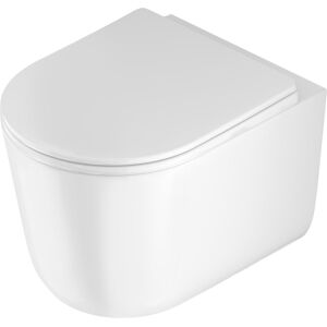 Inny producent Deante Jasmin miska WC wisząca bez kołnierza z deską wolnoopadającą biała CDJD6ZPW Inny producent Deante Jasmin miska WC wisząca bez kołnierza z deską wolnoopadającą biała CDJD6ZPW