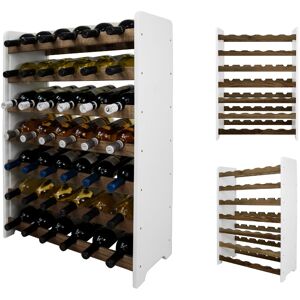 Inny producent Dębowy regał na wino RW-20 42 butelki – Biały czarny drewno dębowe / Wamar-Sosenka Inny producent Dębowy regał na wino RW-20 42 butelki – Biały czarny drewno dębowe / Wamar-Sosenka