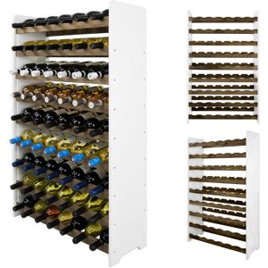 Inny producent Dębowy regał na wino RW-20 63 butelki – Biały czarny drewno dębowe / Wamar-Sosenka Inny producent Dębowy regał na wino RW-20 63 butelki – Biały czarny drewno dębowe / Wamar-Sosenka
