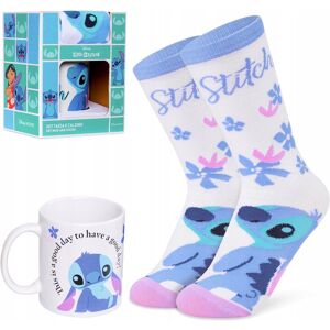 Inny producent DISNEY Stitch Kubek Skarpetki Zestaw Prezentowy Dla Kobiet Inny producent DISNEY Stitch Kubek Skarpetki Zestaw Prezentowy Dla Kobiet