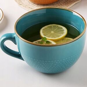 Inny producent DISOZA Duży Kubek Ceramiczny 700ml Kawa Herbata Zupa Miska Inny producent DISOZA Duży Kubek Ceramiczny 700ml Kawa Herbata Zupa Miska