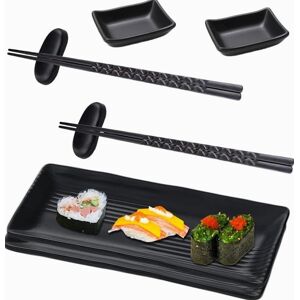 Inny producent DO ZESTAW SUSHI CZARNY 8 SZTUK PAŁECZKI TALERZE MISECZKI DUŻY ELEGANCKI Inny producent DO ZESTAW SUSHI CZARNY 8 SZTUK PAŁECZKI TALERZE MISECZKI DUŻY ELEGANCKI