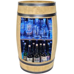 Inny producent Drewniana szafka regał stojak barek beczka domowy minibar butelki LED RGB Inny producent Drewniana szafka regał stojak barek beczka domowy minibar butelki LED RGB