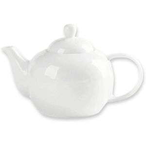 MPLCo Dzbanek ceramiczny czajnik na herbatę biały z sitkiem 1l Bisette Zaparzacz 1000ml MPLCo Dzbanek ceramiczny czajnik na herbatę biały z sitkiem 1l Bisette Zaparzacz 1000ml