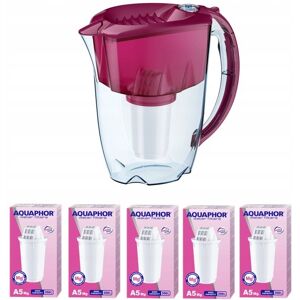 Dzbanek filtrujący Aquaphor Prestige 2.8 l z 6 wkładami A5 Mg, wiśniowy Dzbanek filtrujący Aquaphor Prestige 2.8 l z 6 wkładami A5 Mg, wiśniowy