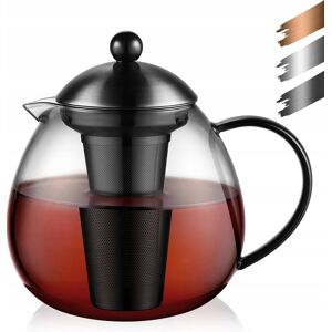 Inny producent DZBANEK SZKLANY 1500 ML CZARNY IMBRYK ZAPARZACZ FILTR NACZYNIE HERBATY Inny producent DZBANEK SZKLANY 1500 ML CZARNY IMBRYK ZAPARZACZ FILTR NACZYNIE HERBATY