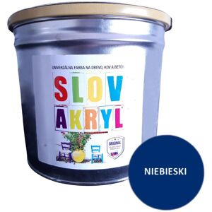 Inny producent Farba do drewnianego placu zabaw bezpieczna dla dzieci NIEBIESKI 2,5 L Inny producent Farba do drewnianego placu zabaw bezpieczna dla dzieci NIEBIESKI 2,5 L
