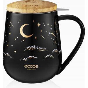 FILIŻANKA 600ML KUBEK CERAMICZNY ZAPARZACZ SITKO POKRYWKA CZARNY UCHO FILIŻANKA 600ML KUBEK CERAMICZNY ZAPARZACZ SITKO POKRYWKA CZARNY UCHO