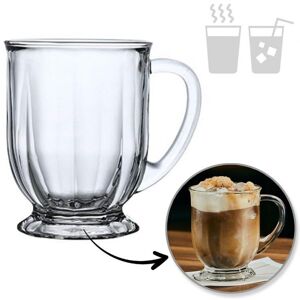 eCarla Filiżanka szklanka ryflowana duża 500 ml 1szt SZK159 eCarla Filiżanka szklanka ryflowana duża 500 ml 1szt SZK159